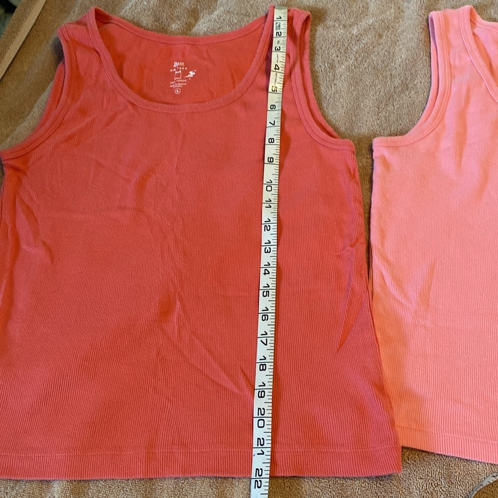 Set of 2 Bass Ribbed Tank Tops size L - Picture 4 of 7